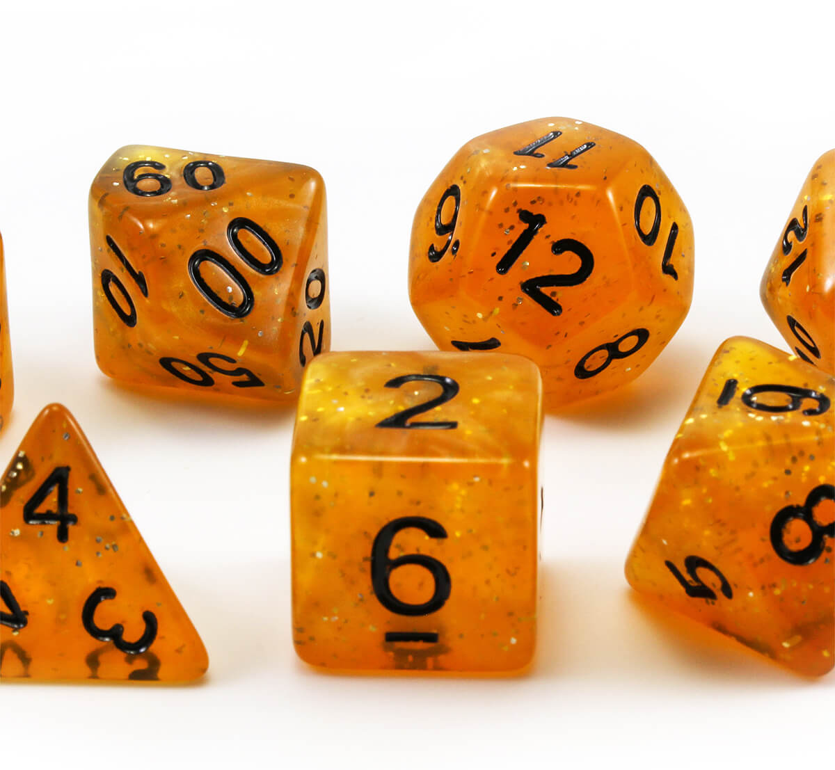 Inspiration Dice (Honey Mead) | 7pc TTRPG Role Playing Game Dice Set