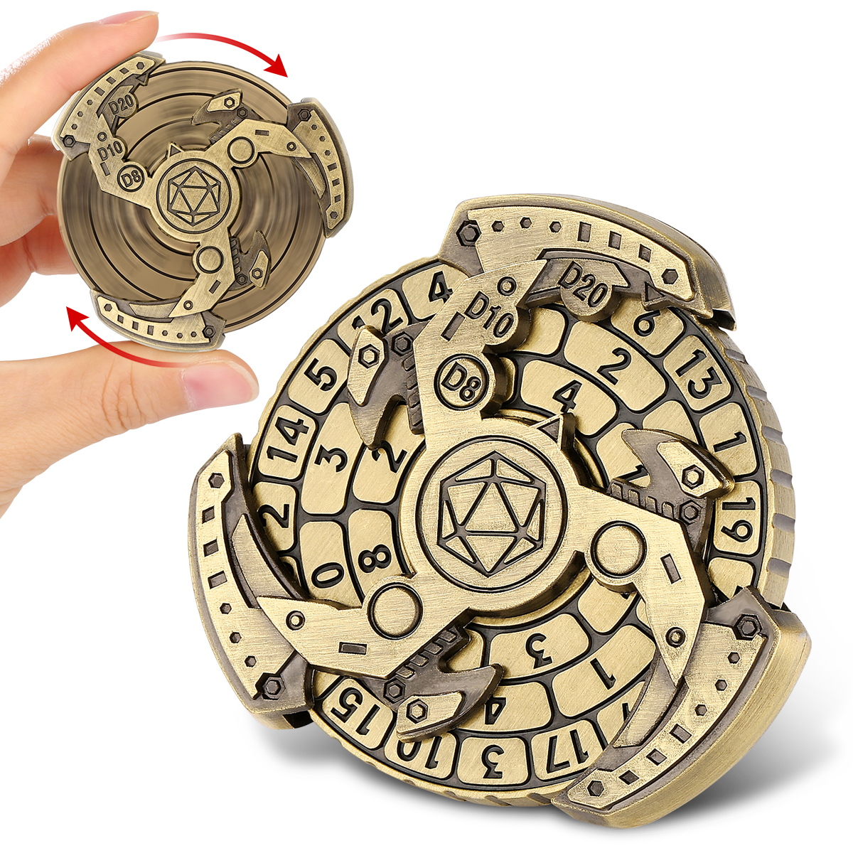Tri-Spinner Dice Roller