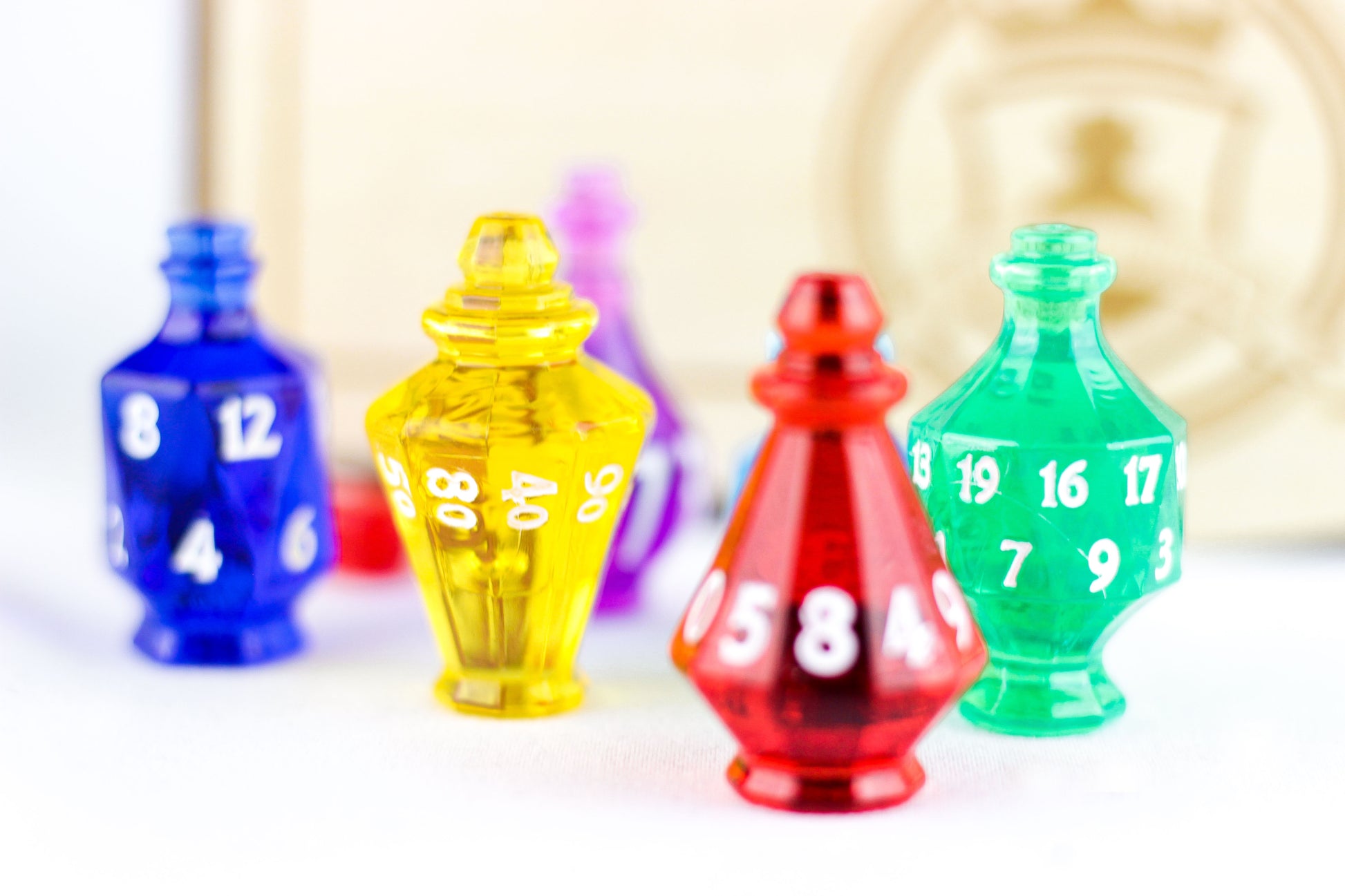 🎊King of Potions: Dungeons and Dragons Full Dice Set with box