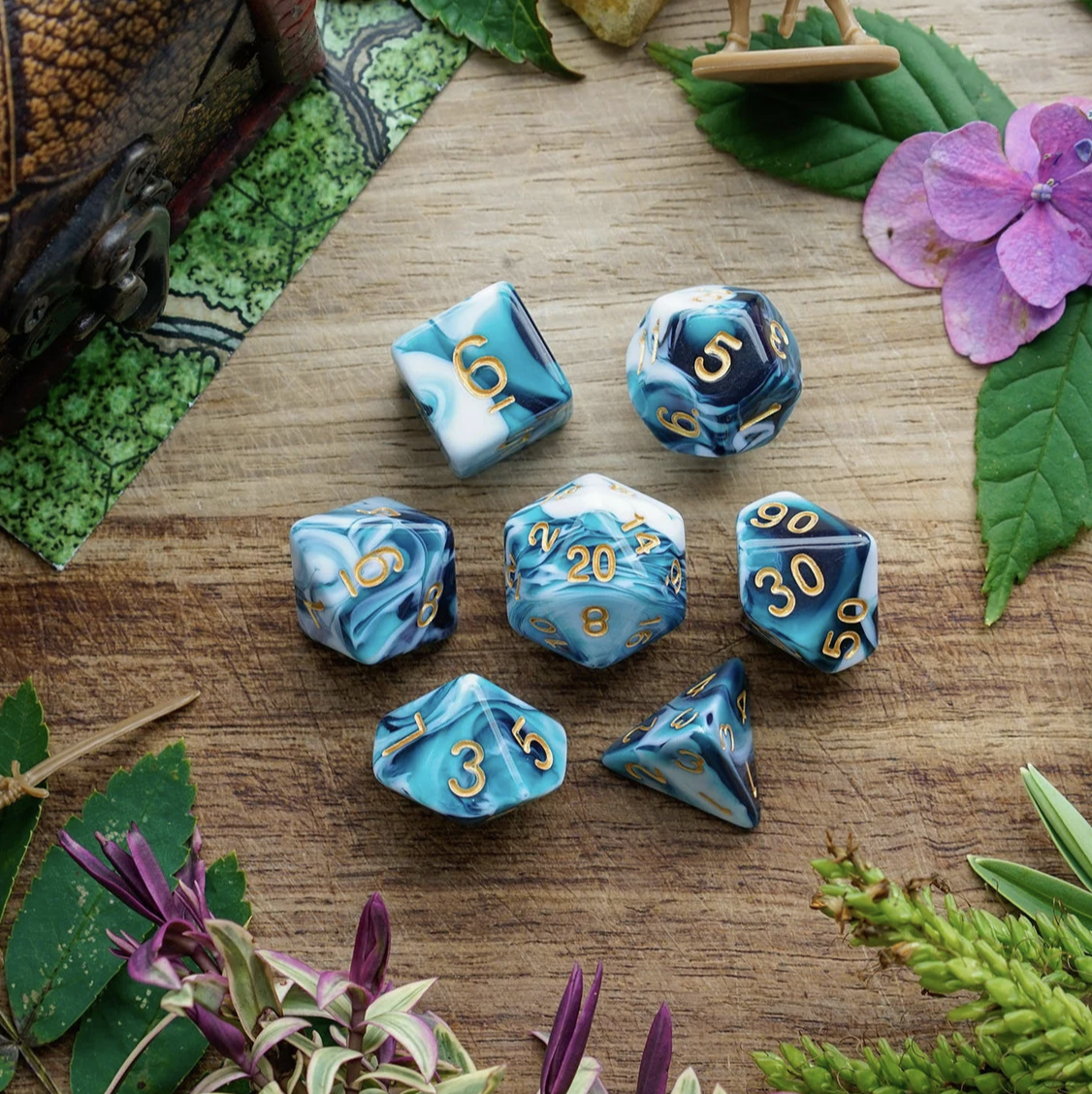 Cerulean Storm Dice