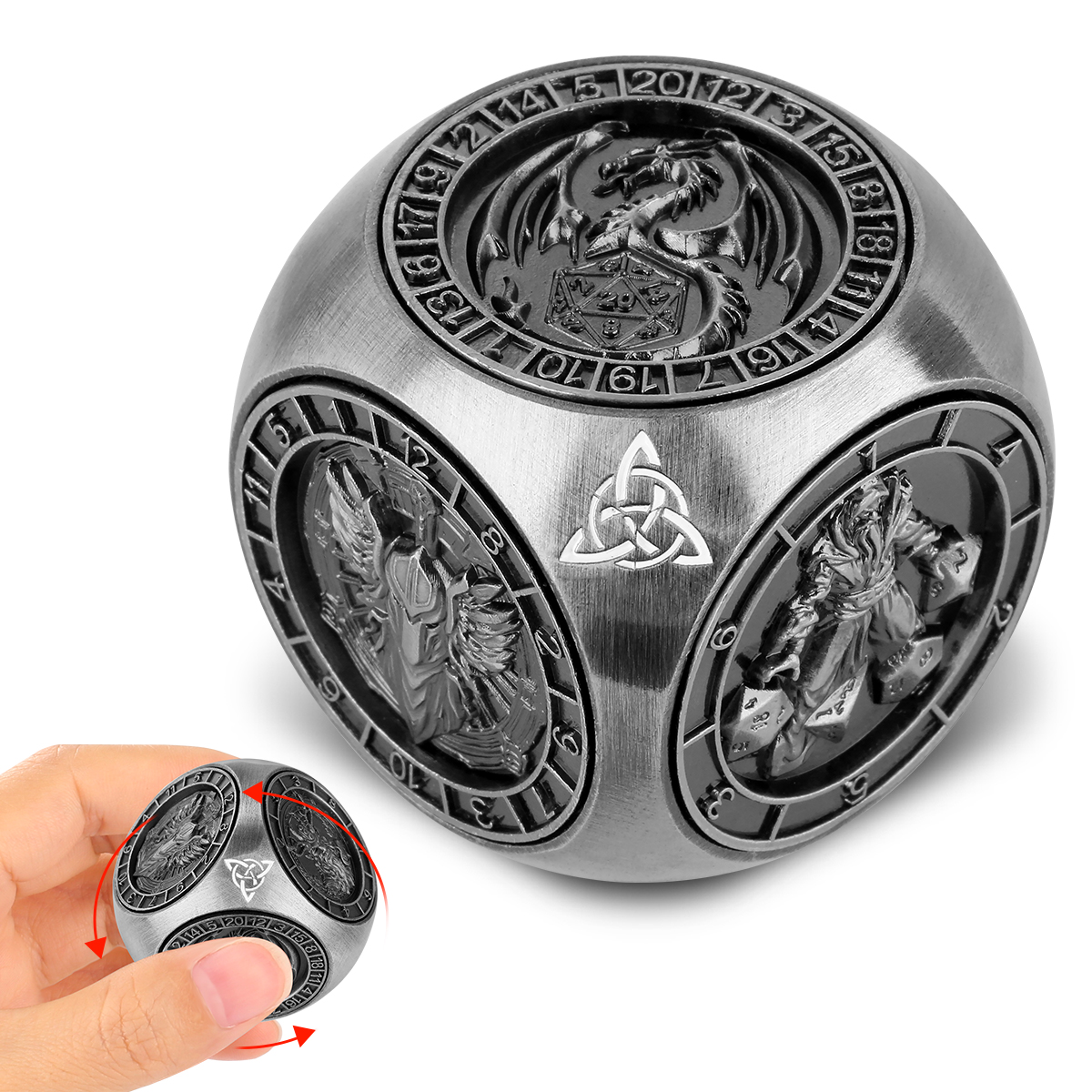 Rotating Orb Dice Generator