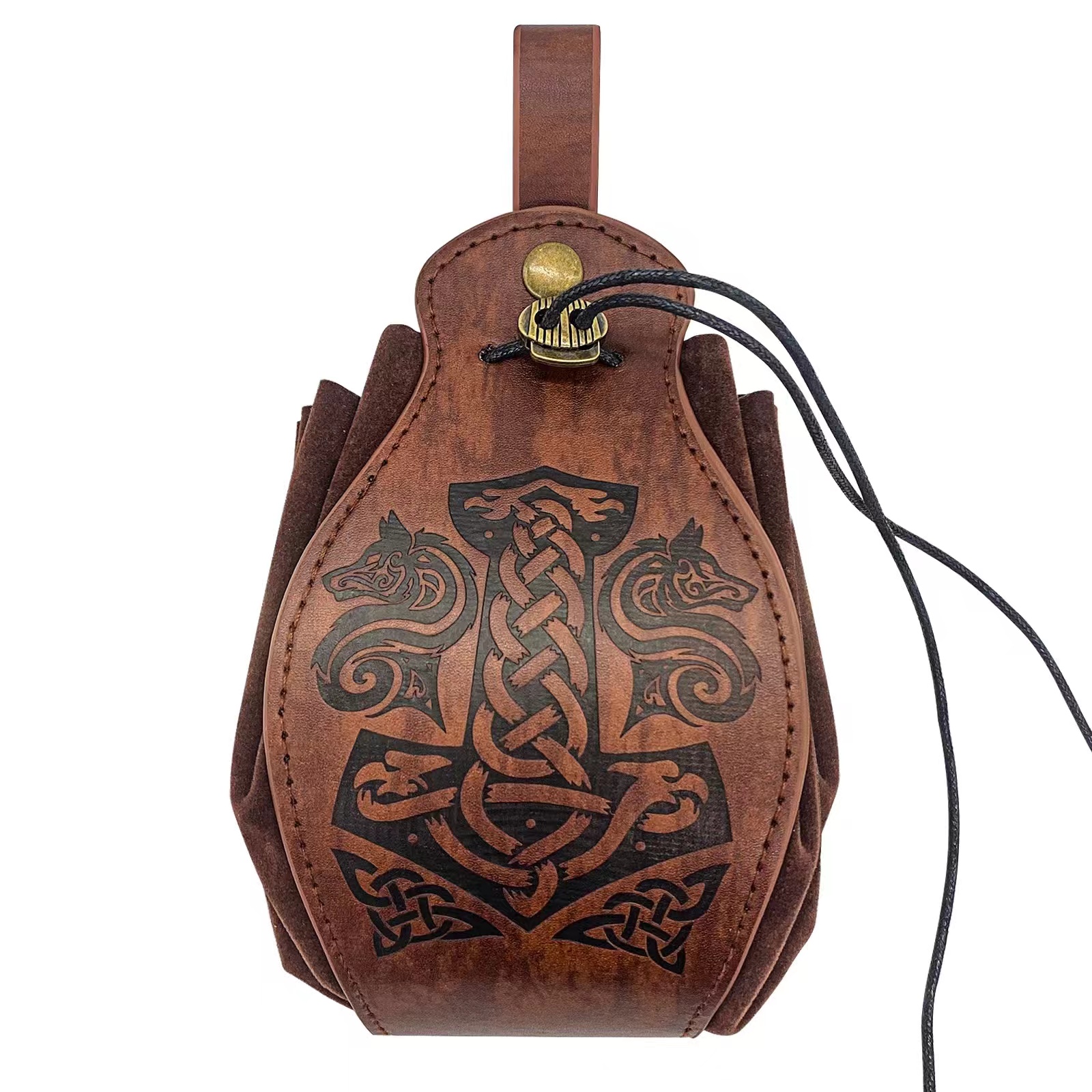 The Guild's Leather Dice Pouch & Tray