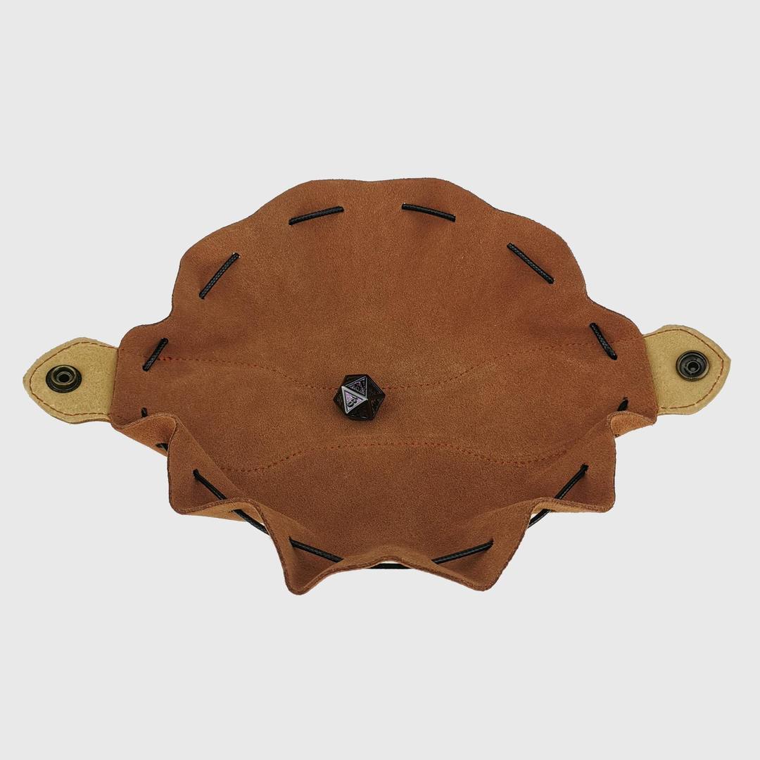 Handmade Leather Celtic Dice Bag & Tray