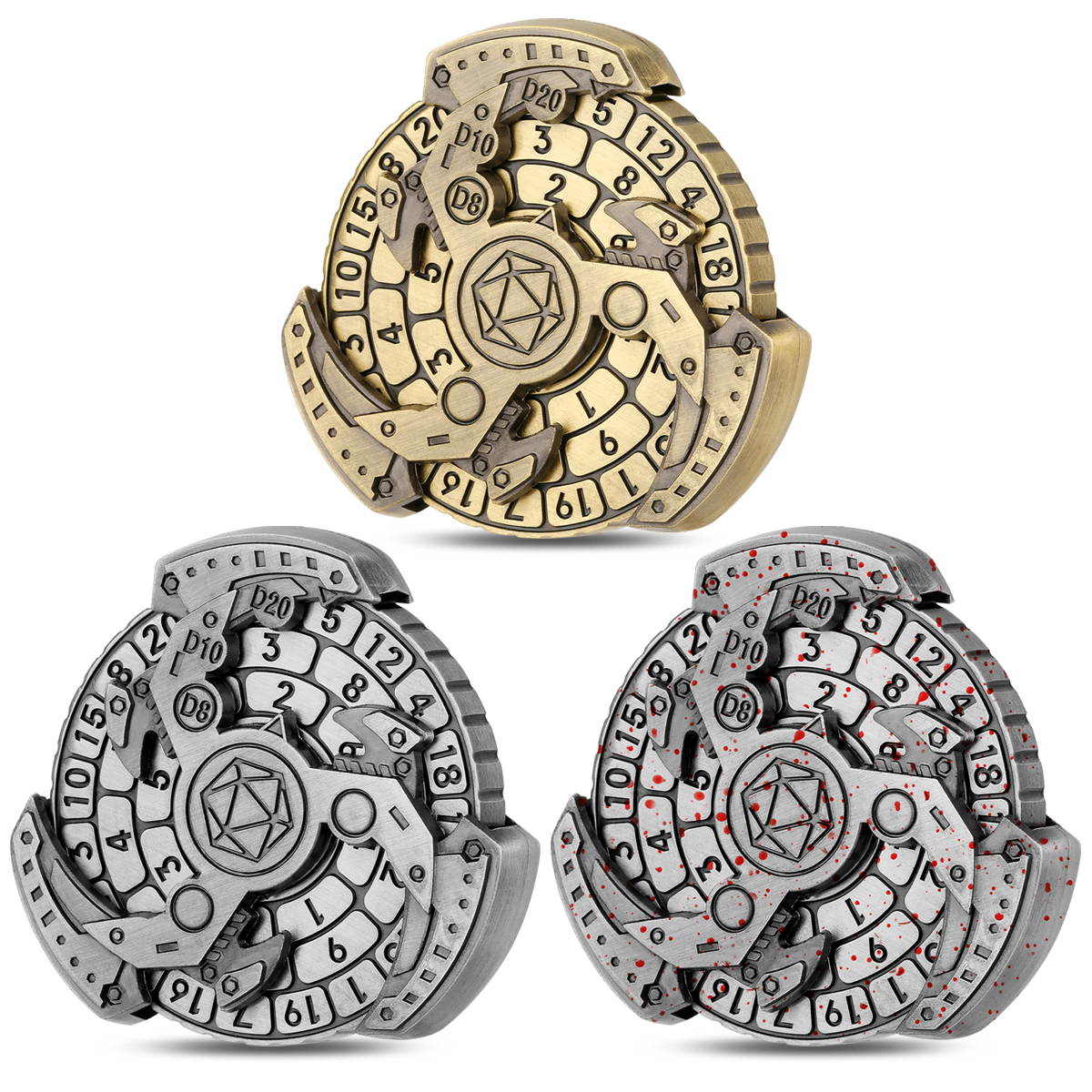 Tri-Spinner Dice Roller