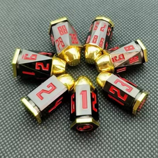 New D6 Bullet Dice Set