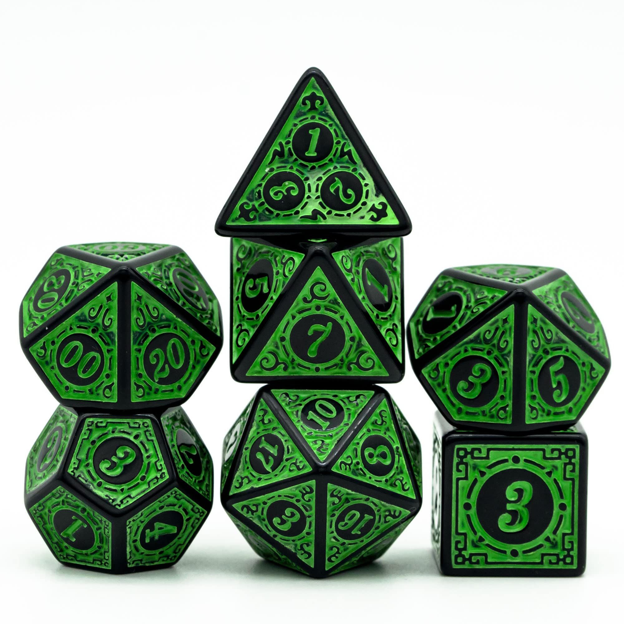 Window Lattice Carved Series Dice set