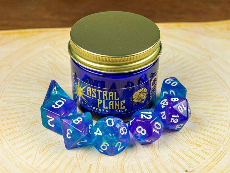 Astral Plane Dice Set | 7 Polyhedral Dice