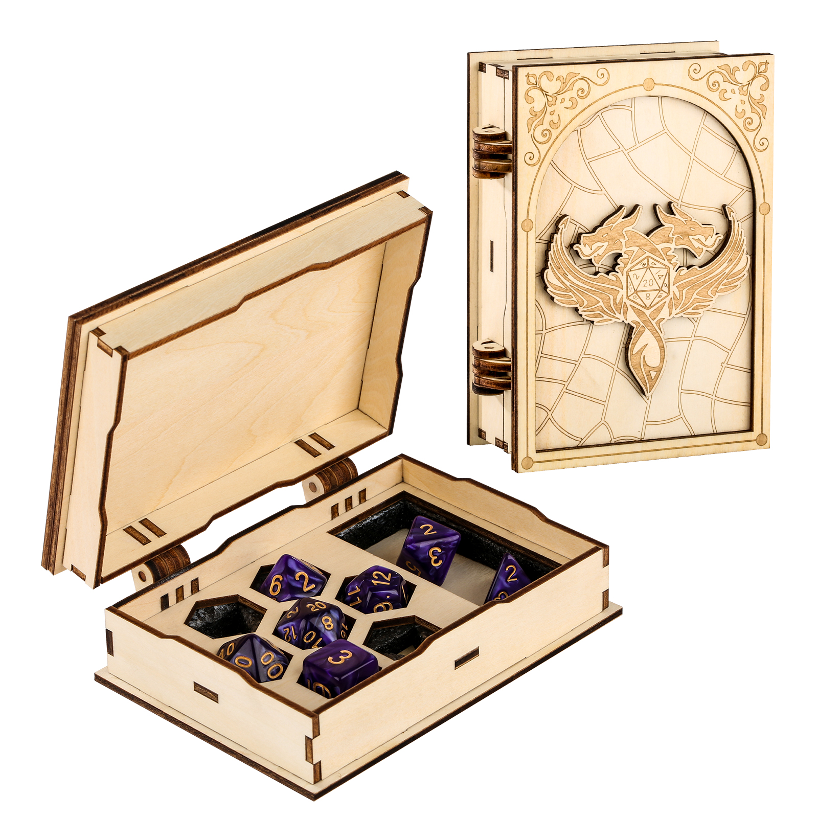Dragon Tome Dice Vault