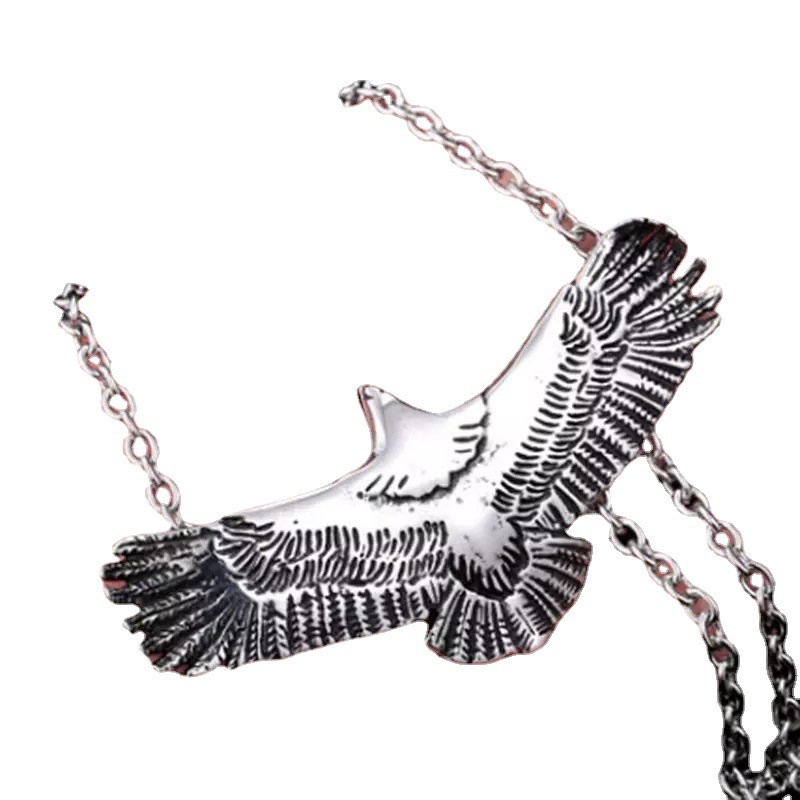 Eagle hip hop necklace