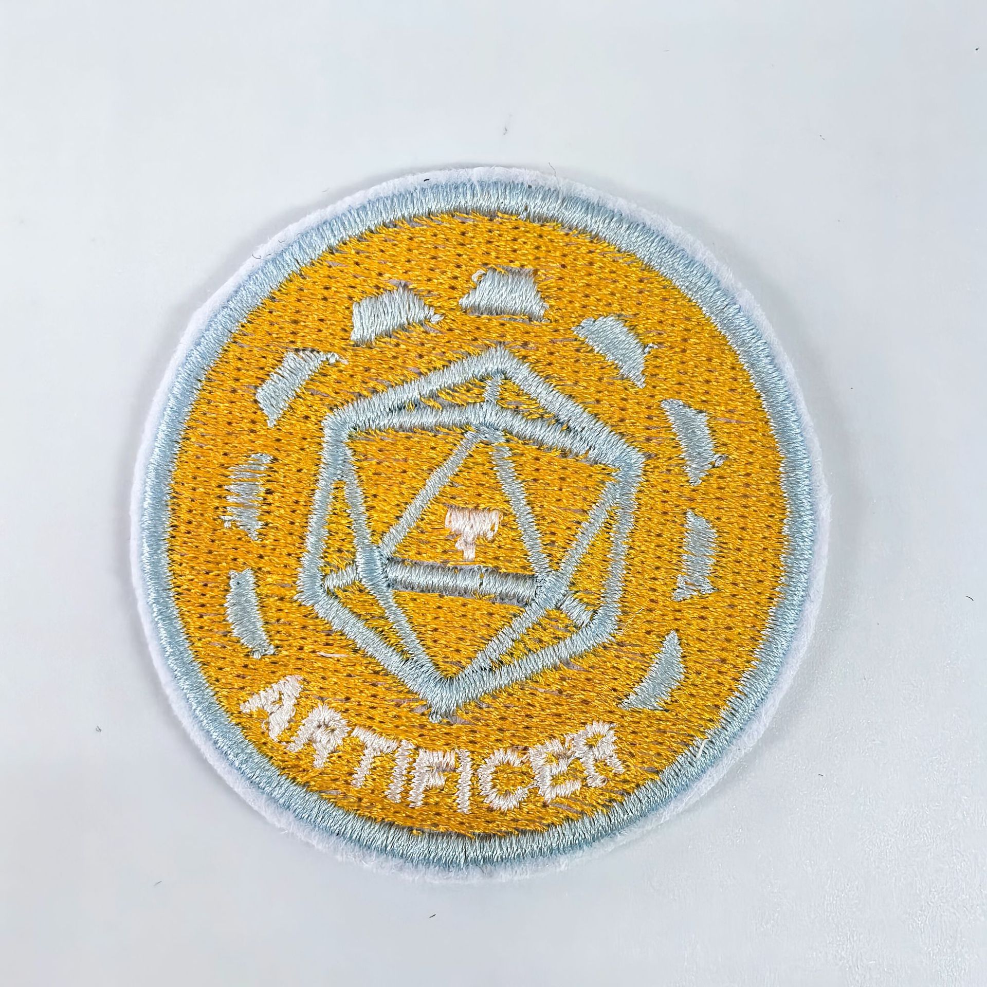 Dice Embroidery DIY Cloth Patch