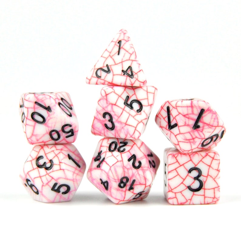 Spider Cracked Dice Set