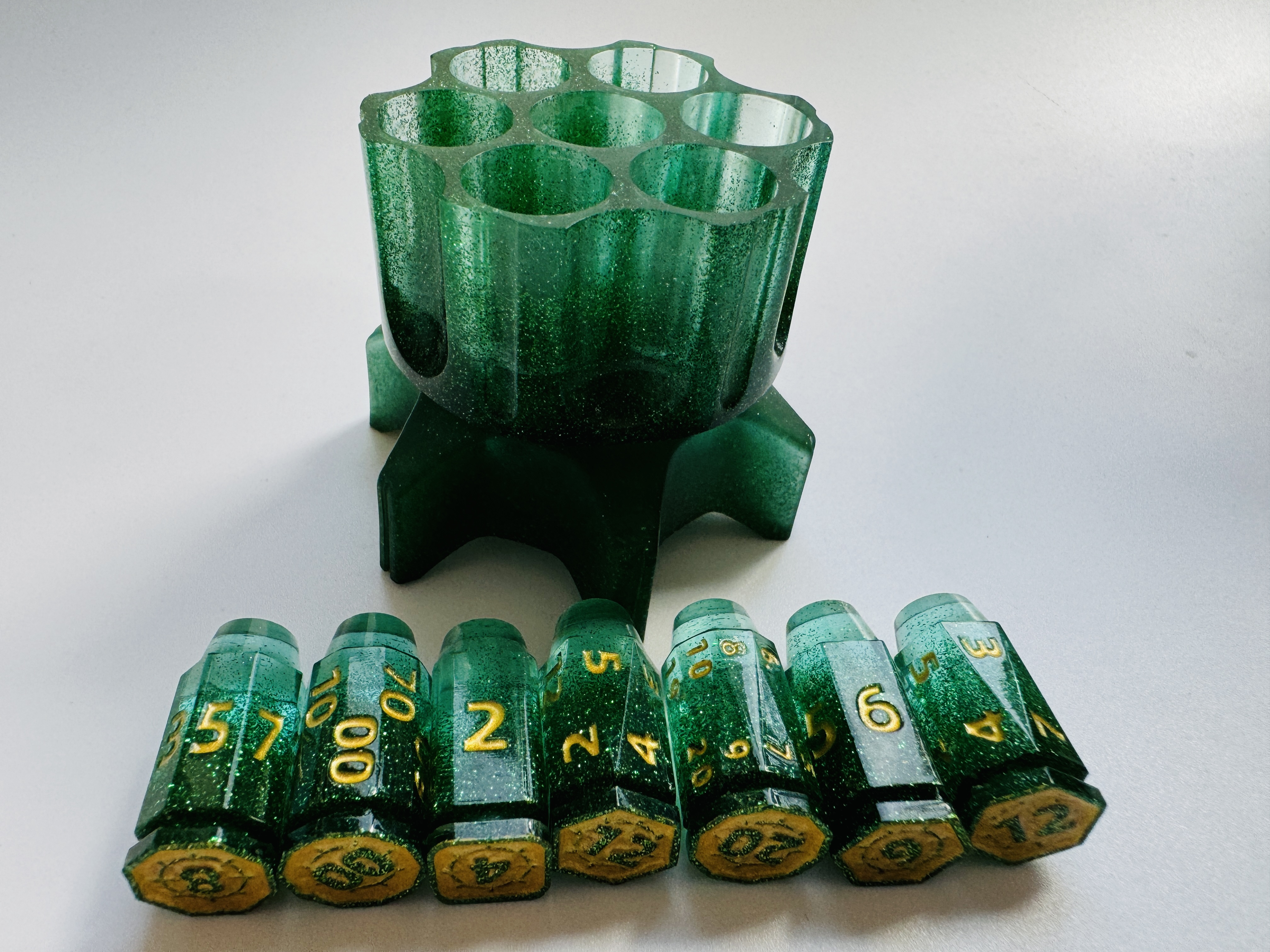 Spin D6 Bullet Dice Revolver Barrel