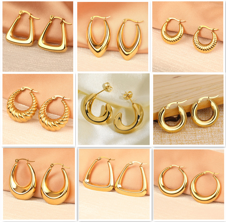 oval earring earrings