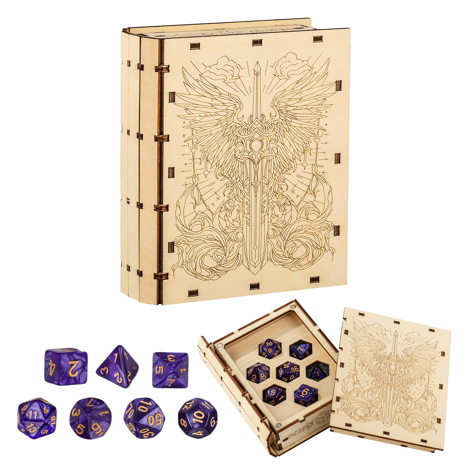 Guardian's Wing Dice Vault and Tray