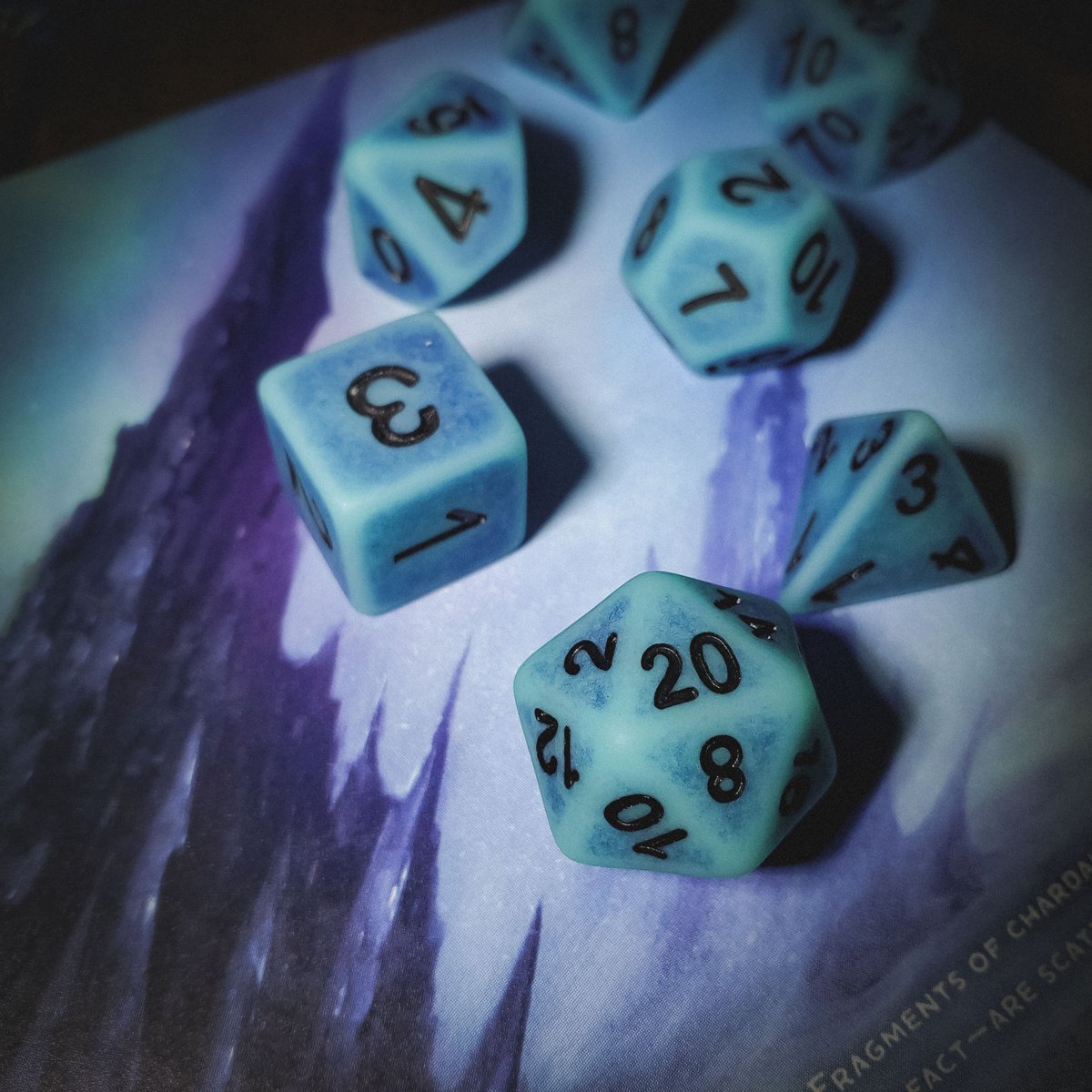 Retro Distressed Dice Set