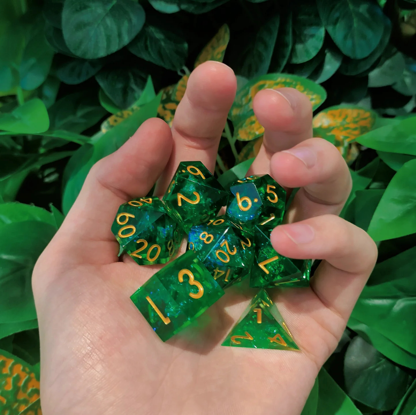 Green Dice Set