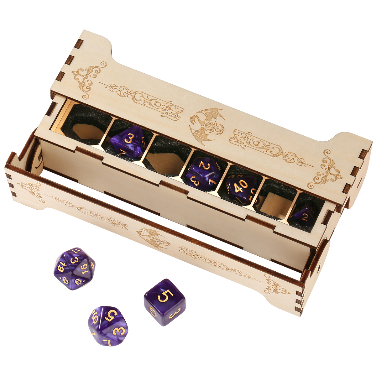 Dragon's Hoard Dice Vault & Rolling Tray