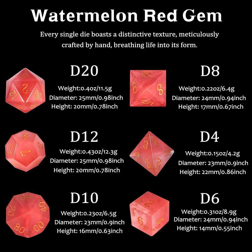 Red Ghost Embers Gem Dice