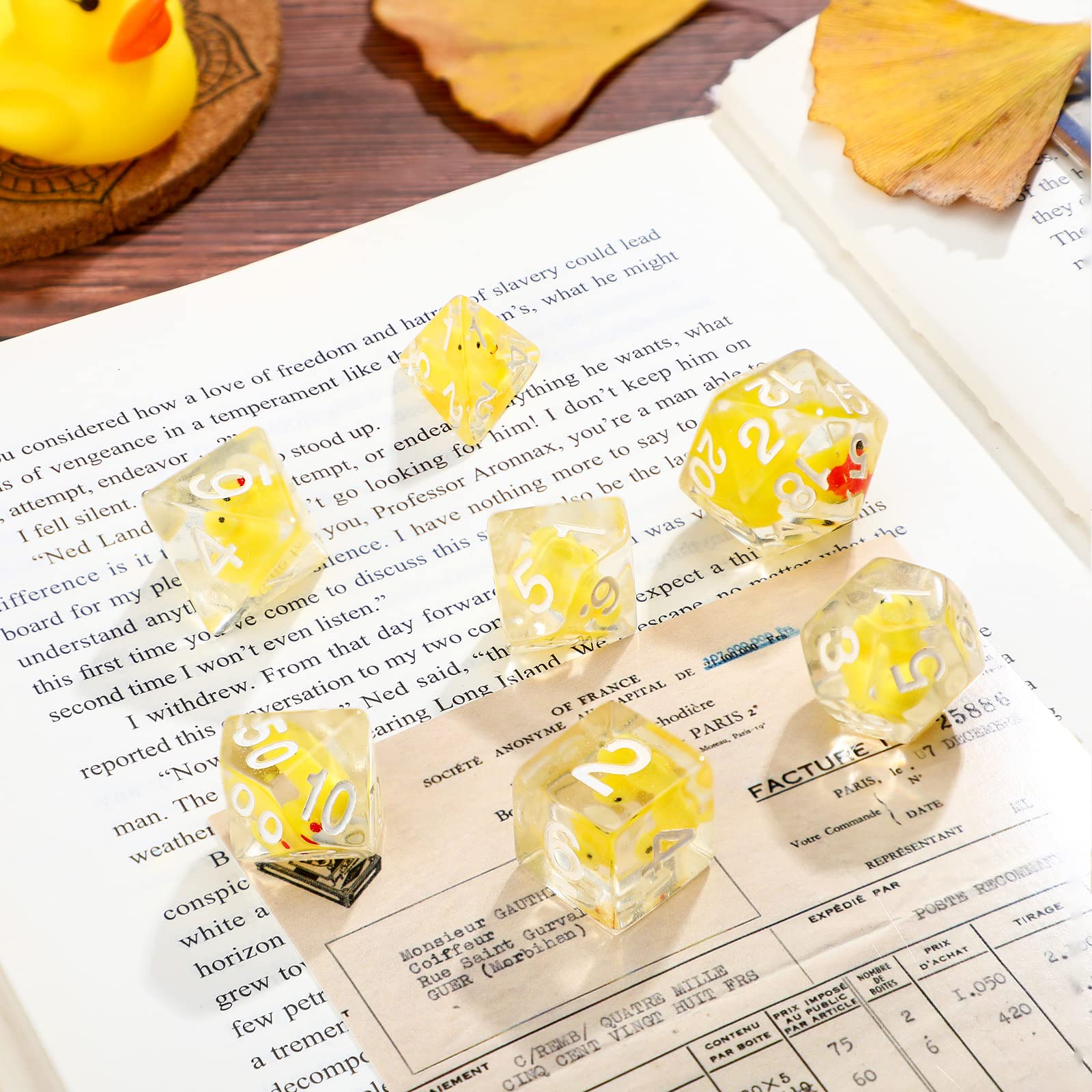 Lucky Ducks in a Row Dice Set