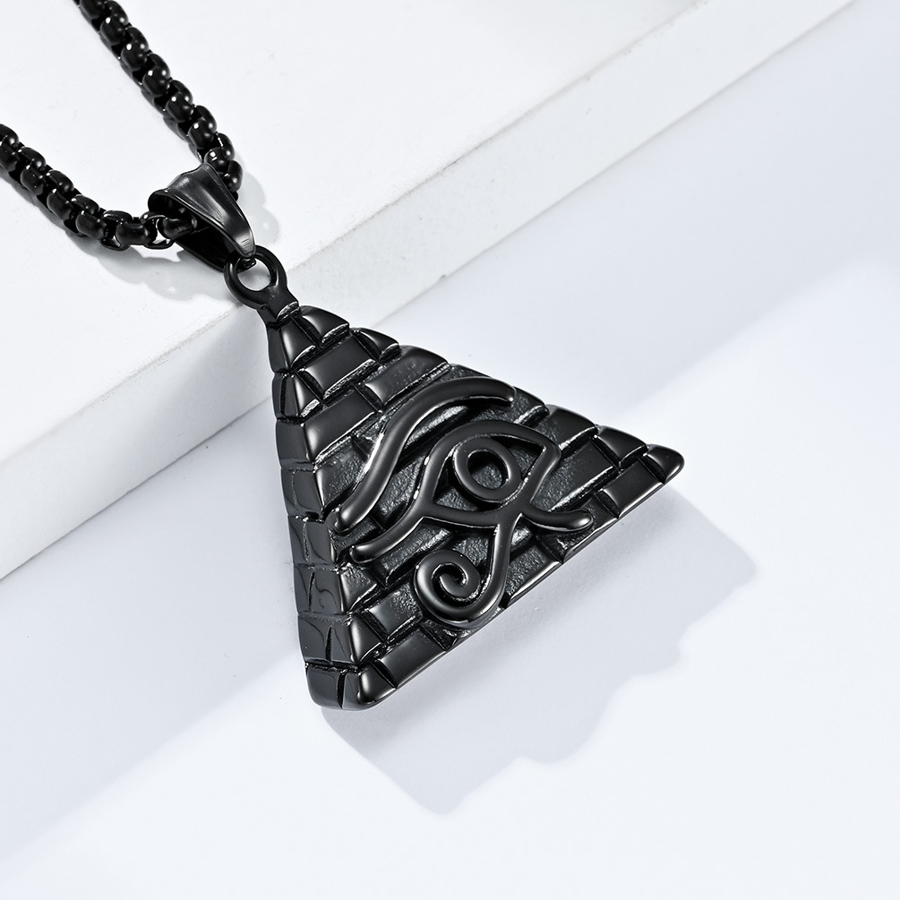 Pyramid Eye of Horus Necklace