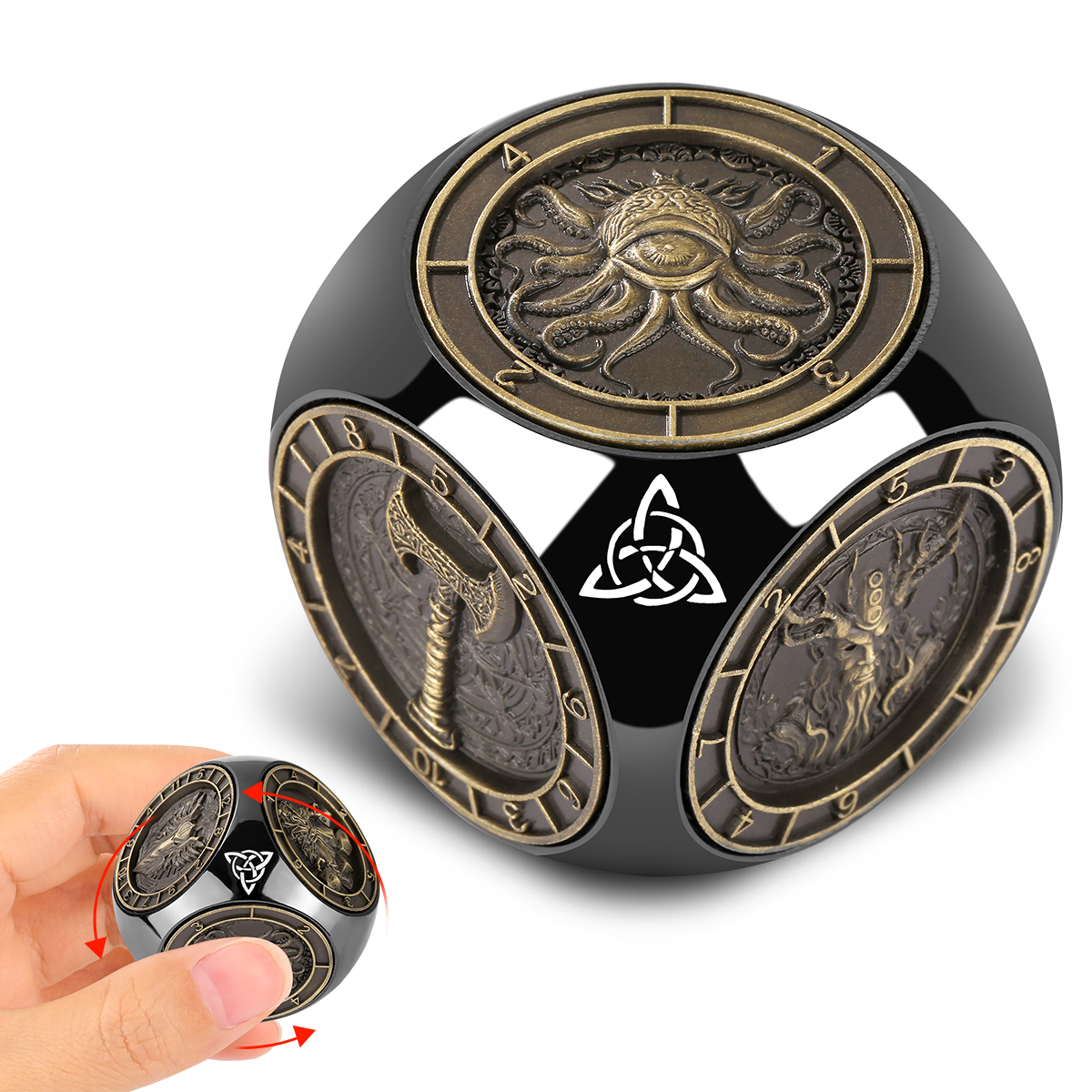 Rotating Orb Dice Generator