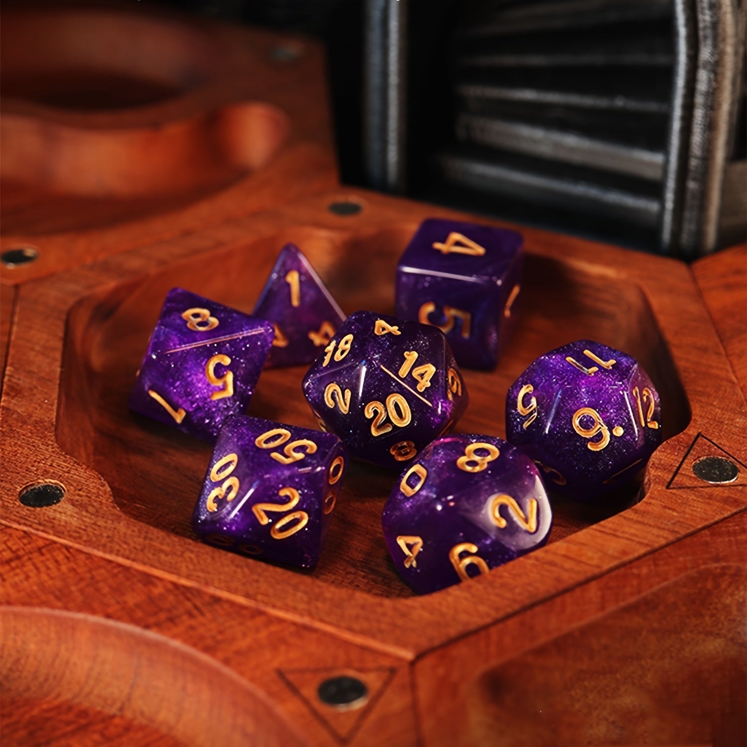 Mythic Starlight - Purple Dice Set