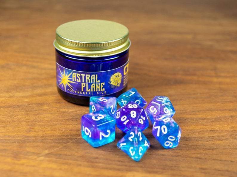 Astral Plane Dice Set | 7 Polyhedral Dice