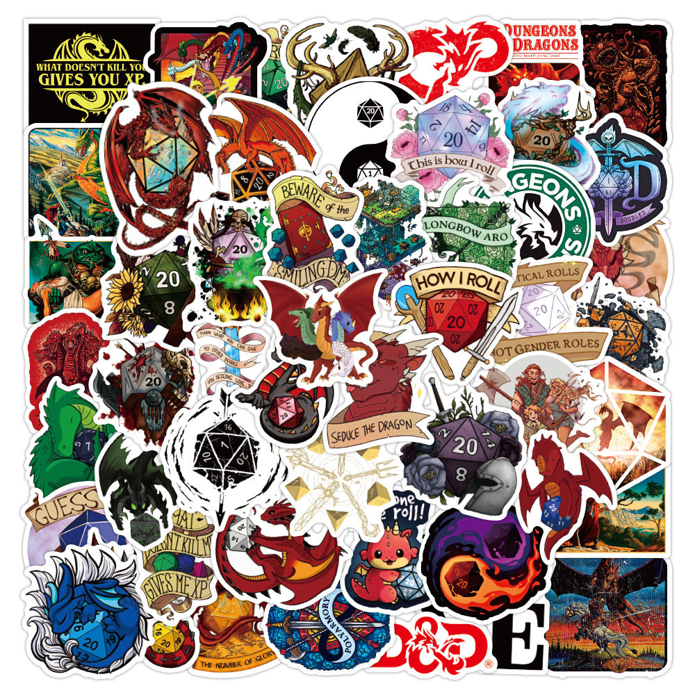 Dungeons and Dragons Stickers