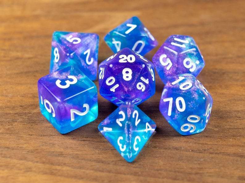 Astral Plane Dice Set | 7 Polyhedral Dice