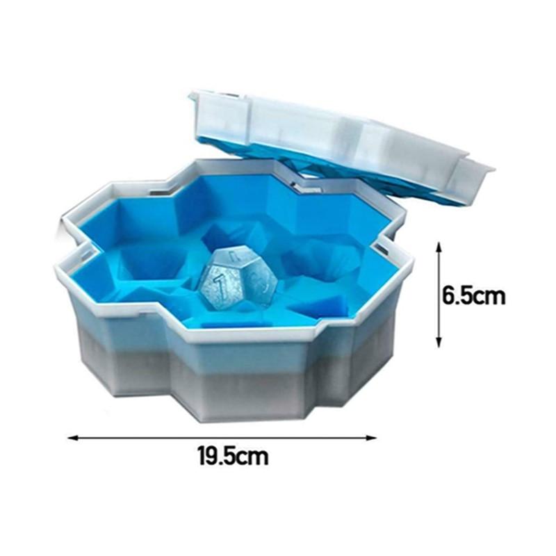 POLYHEDRAL ICE DICE CUBE TRAY