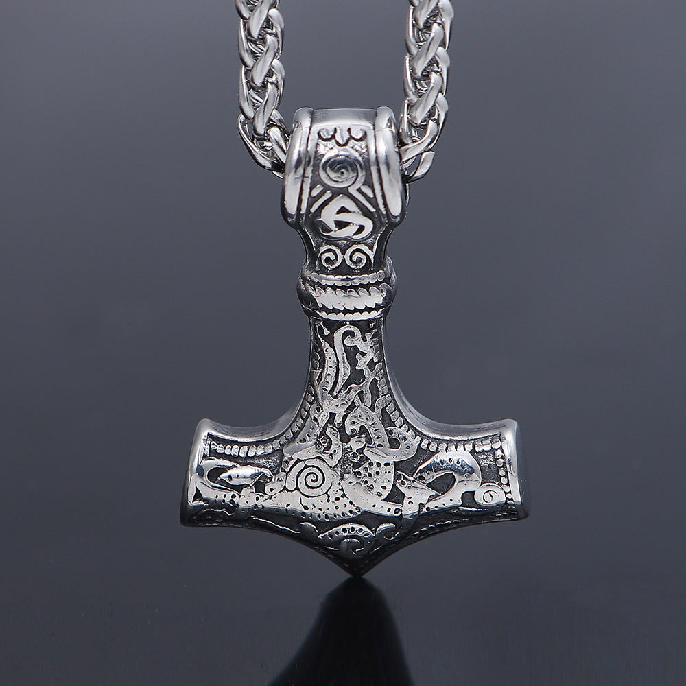 Thor's Hammer Pendant Necklace