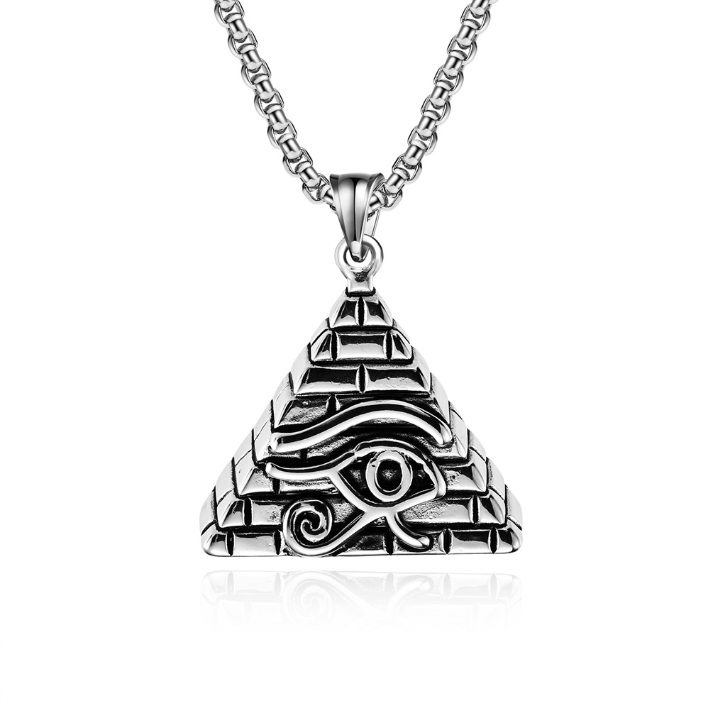 Pyramid Eye of Horus Necklace