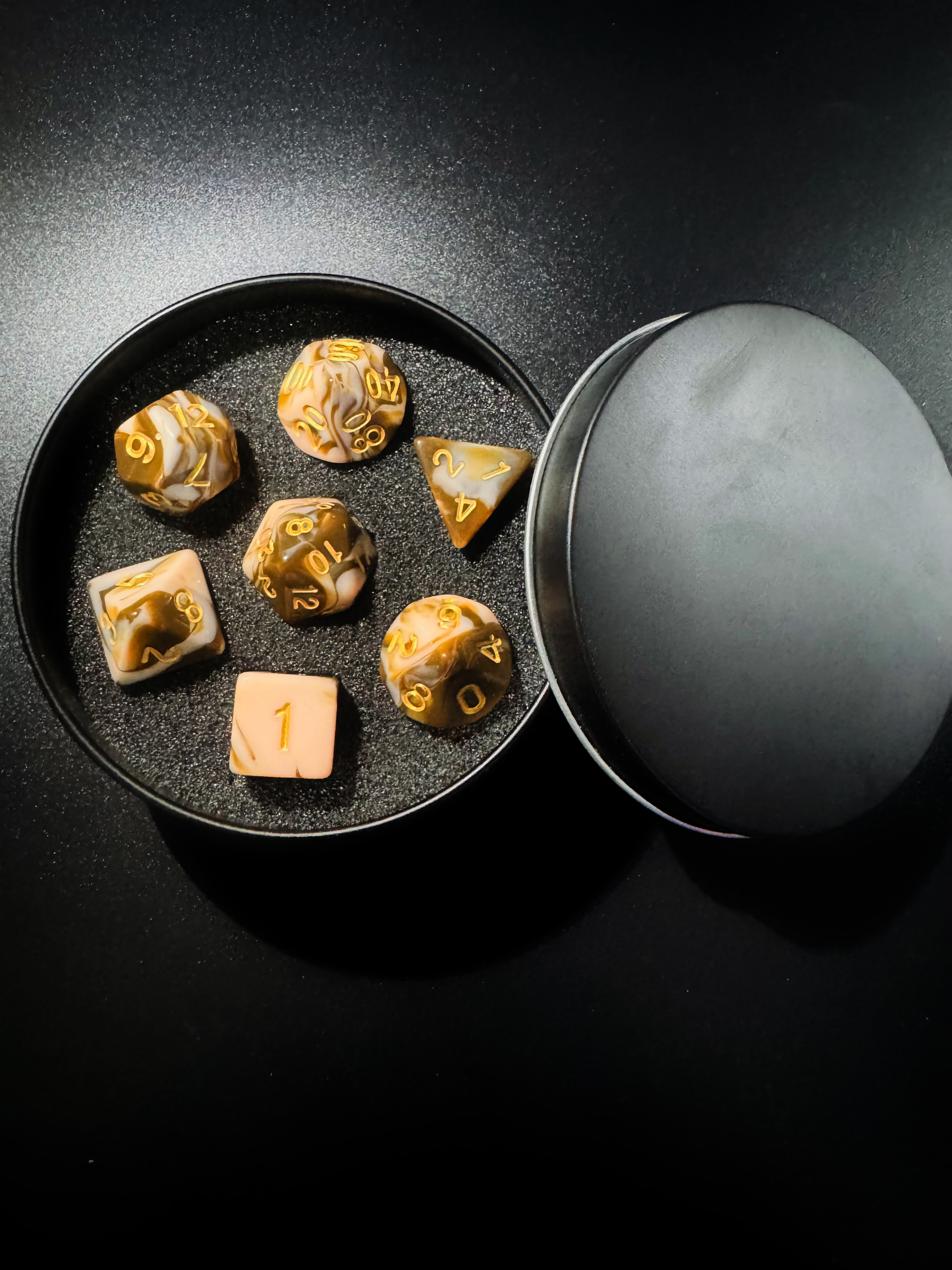 Emberstone Dice Set[With Dark Iron Gift Box]