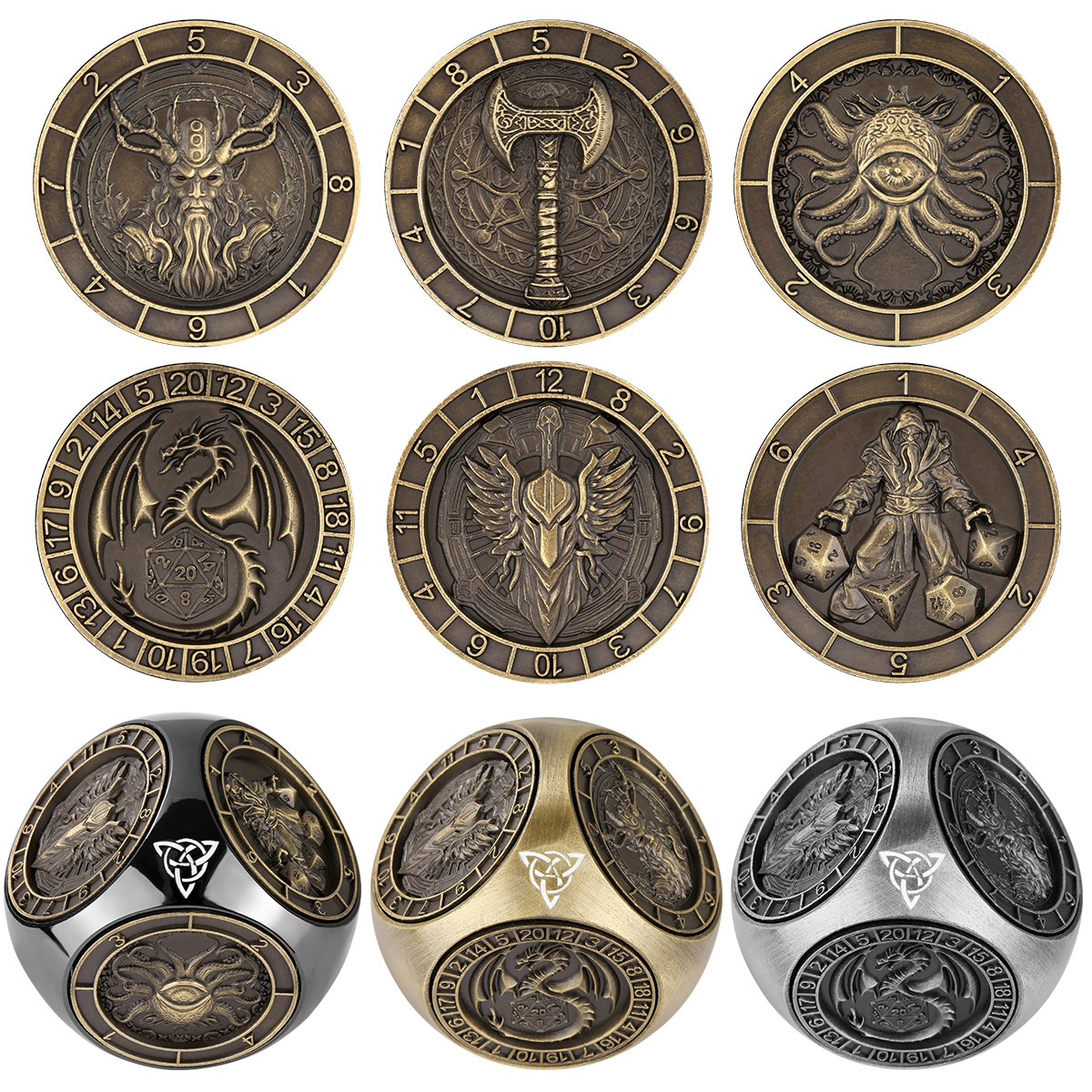 Rotating Orb Dice Generator