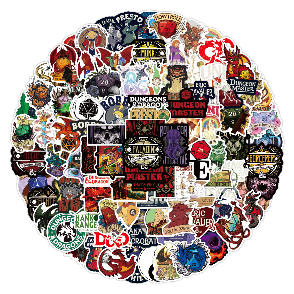 Dungeons and Dragons Stickers