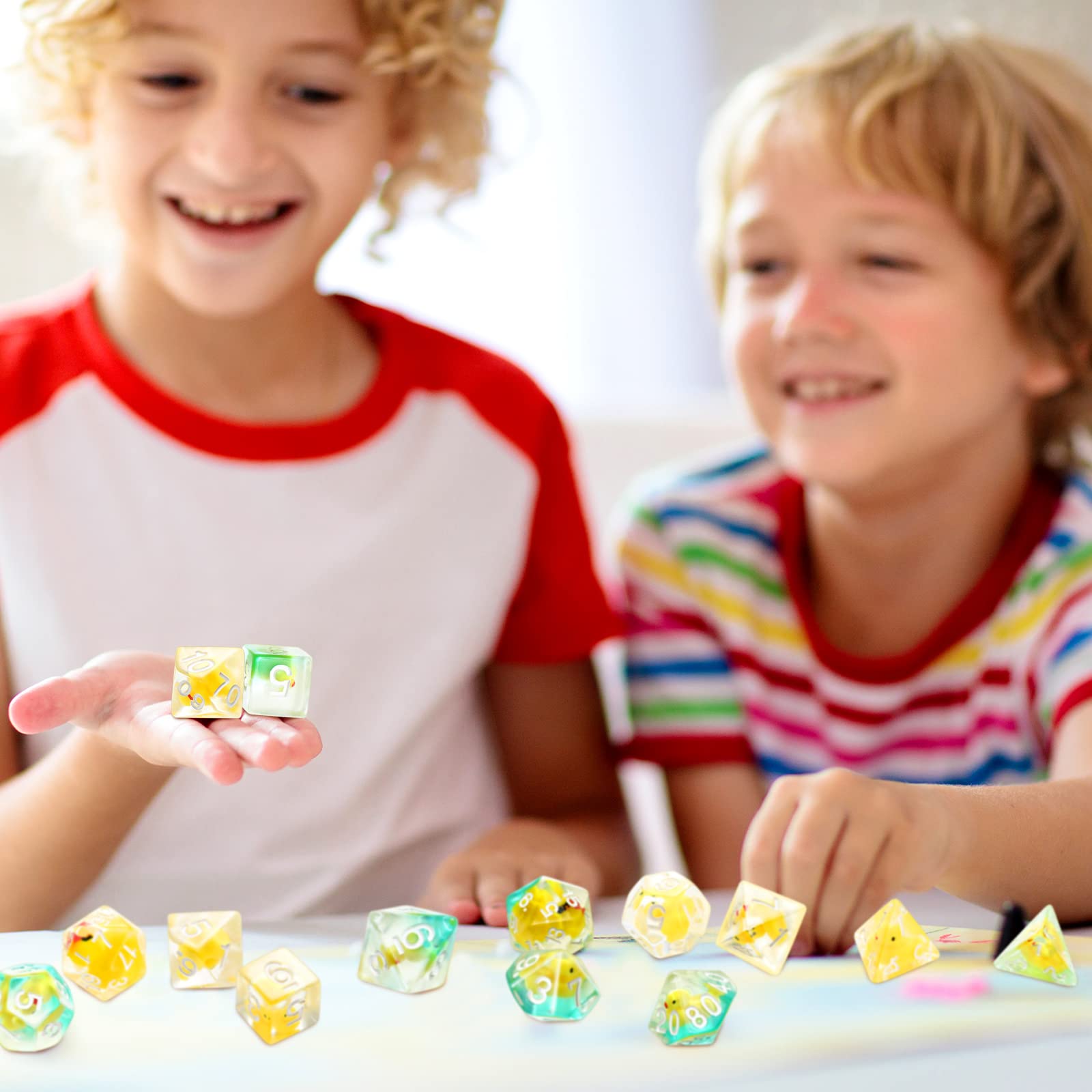 Lucky Ducks in a Row Dice Set