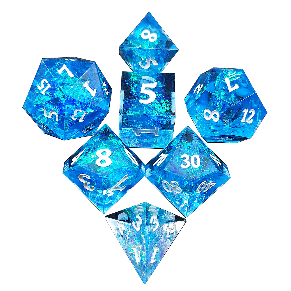 Color Bar Resin Dice Set