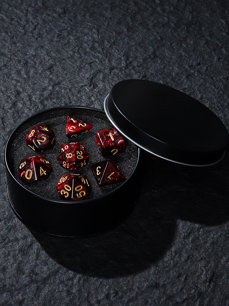 Shadowfire Dice Set [With Dark Iron Gift Box]