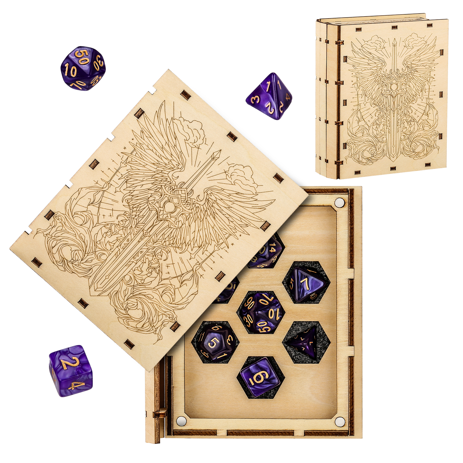 Guardian's Wing Dice Vault and Tray