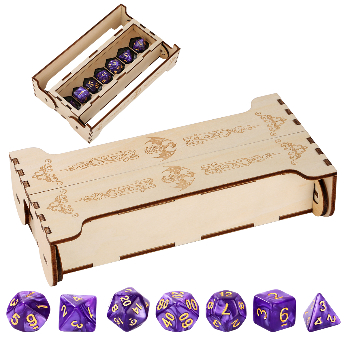 Dragon's Hoard Dice Vault & Rolling Tray
