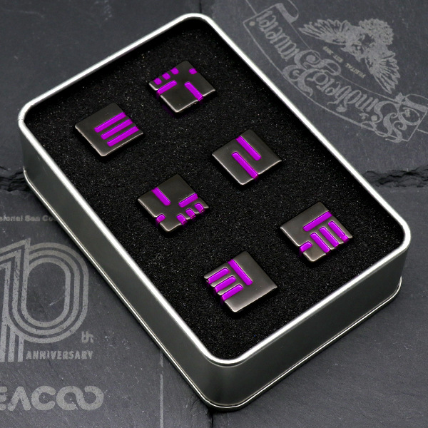 D6  Game Metal dice with Redesign Concept