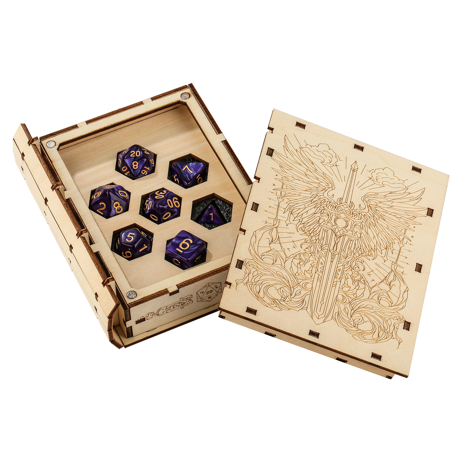 Guardian's Wing Dice Vault and Tray