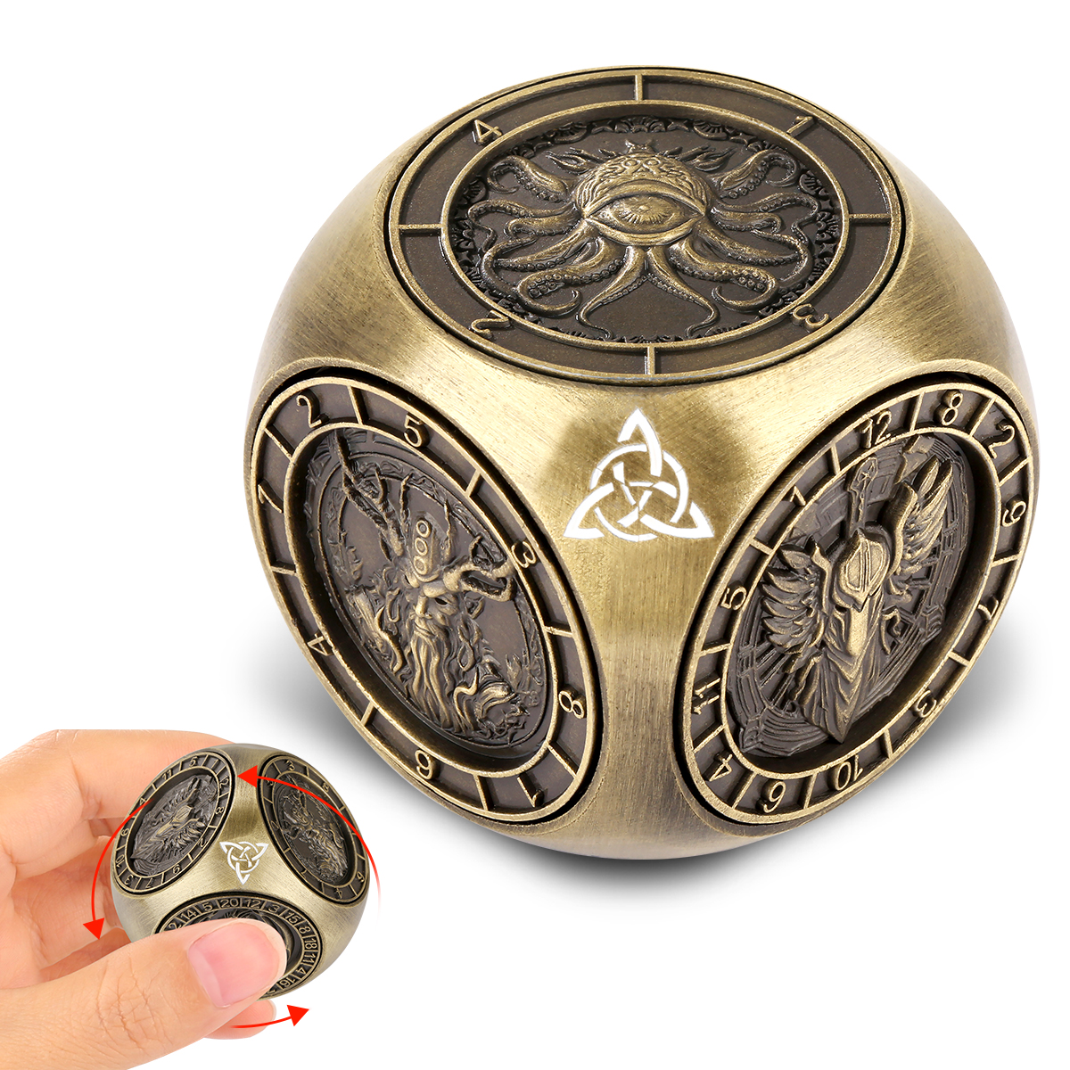 Rotating Orb Dice Generator