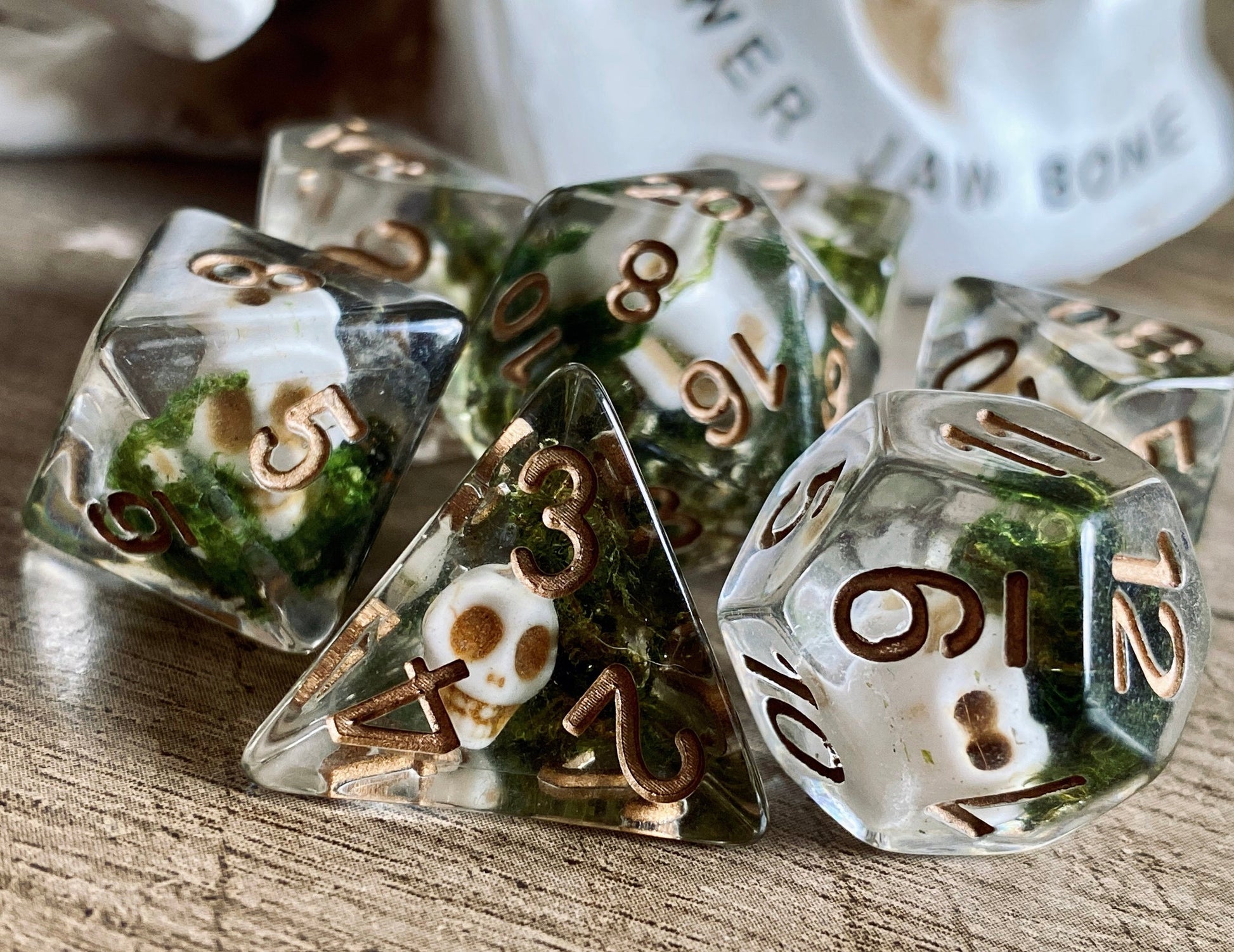 Undead Skull Dice Set