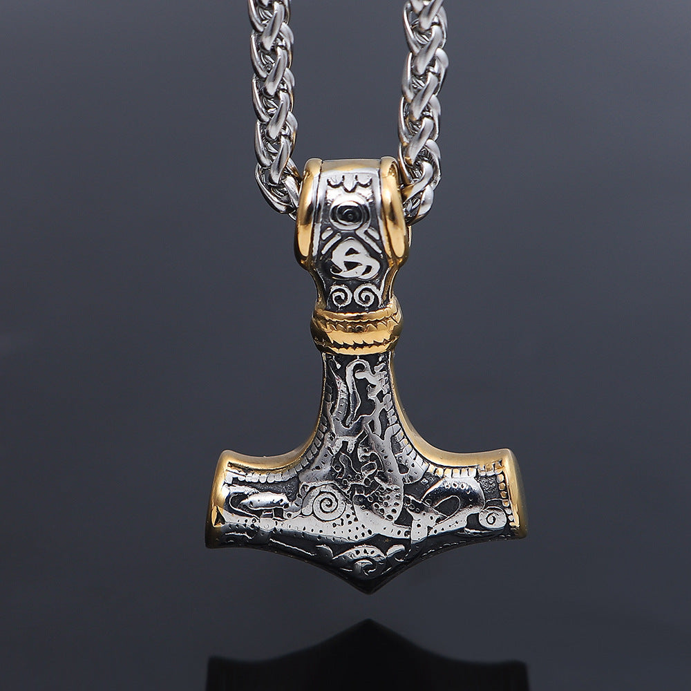 Thor's Hammer Pendant Necklace