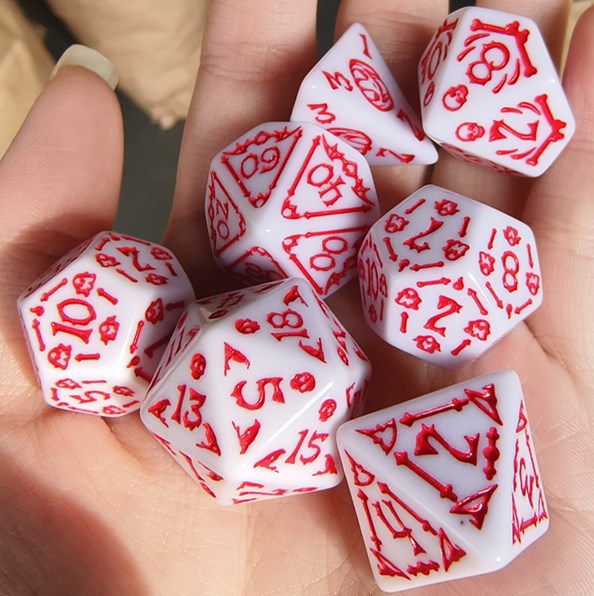Halloween element multi-sided dice