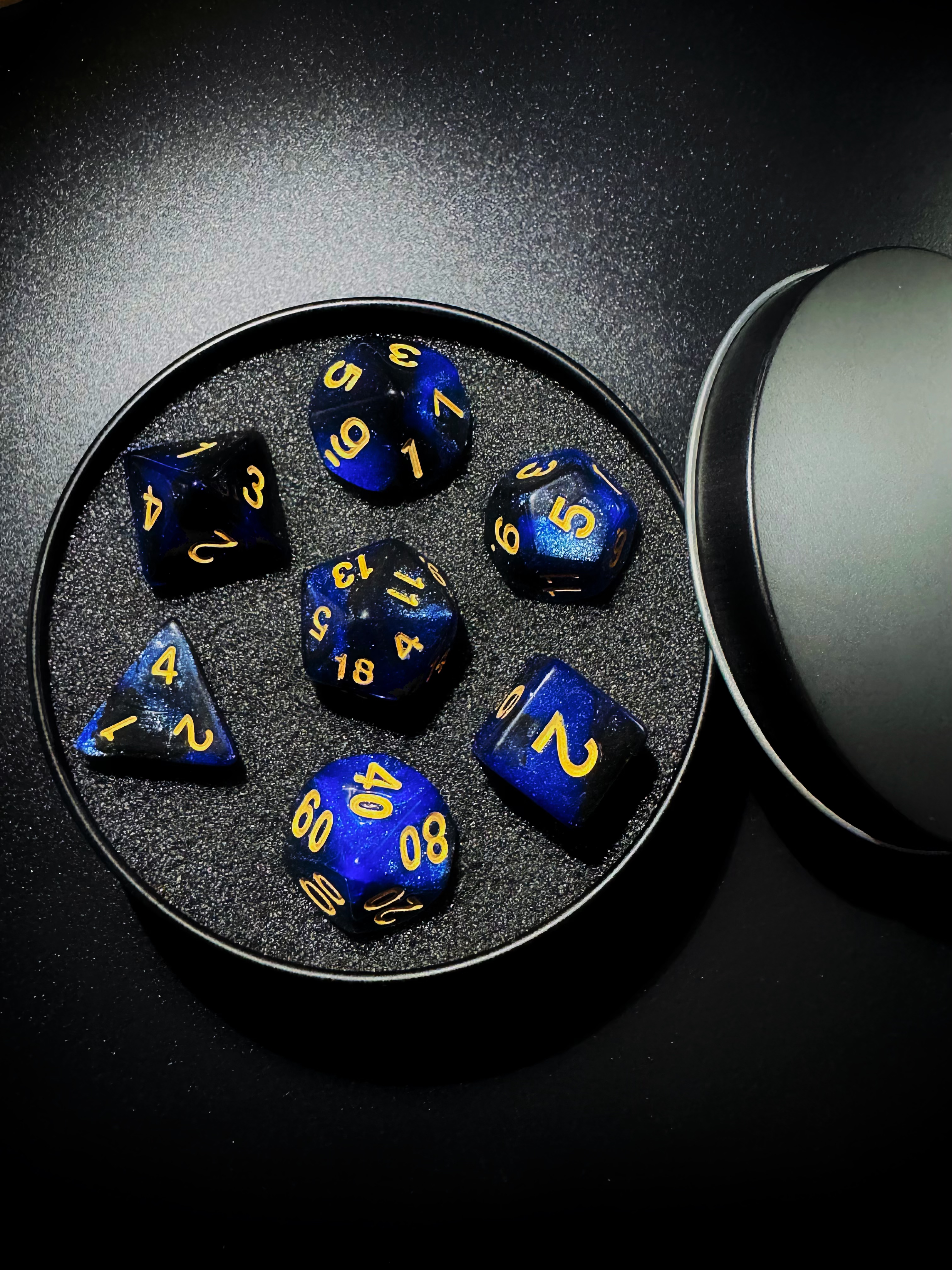 Star River Sanctuary Dice Set [With Dark Iron Gift Box]