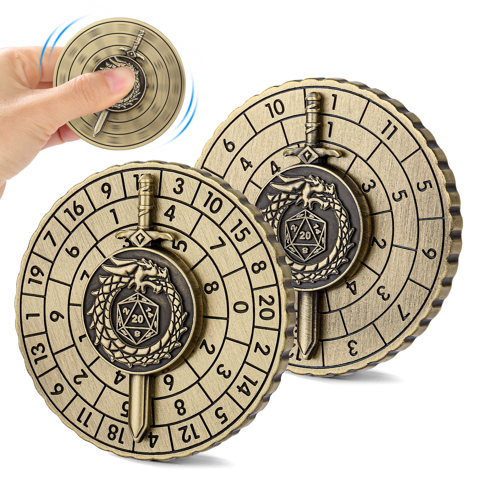 Dragon Sword Spinner Dice Roller