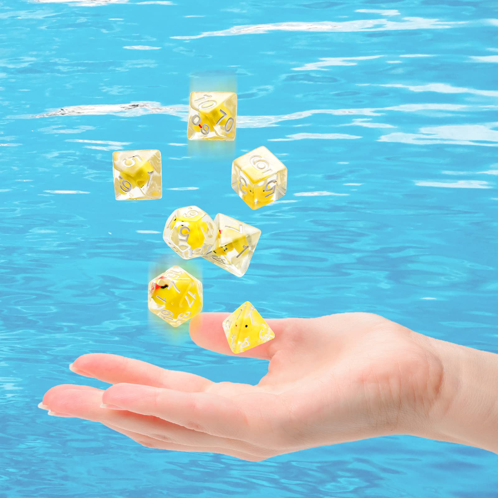 Lucky Ducks in a Row Dice Set