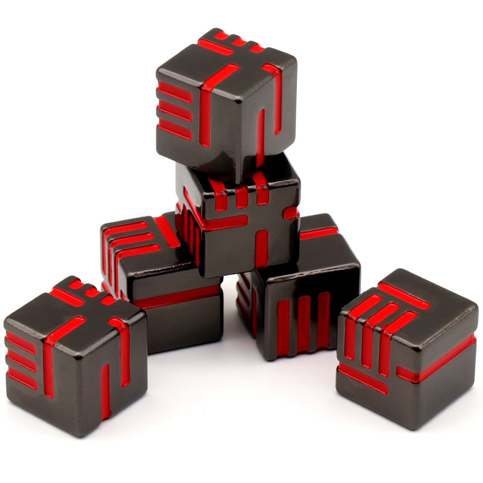 D6  Game Metal dice with Redesign Concept